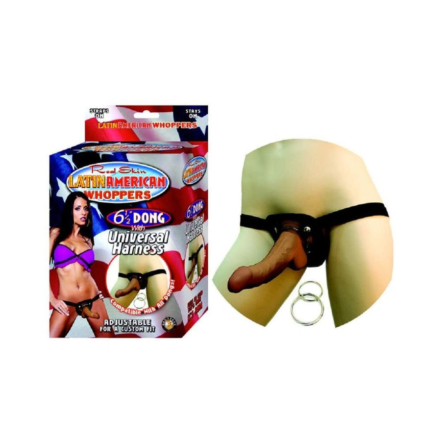 Latin American Whoppers 6.5&quot; Dong Universal Harness-Nasstoys-Sexual Toys®