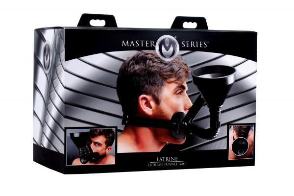 Latrine Extreme Funnel Gag Black-Master Series-Sexual Toys®