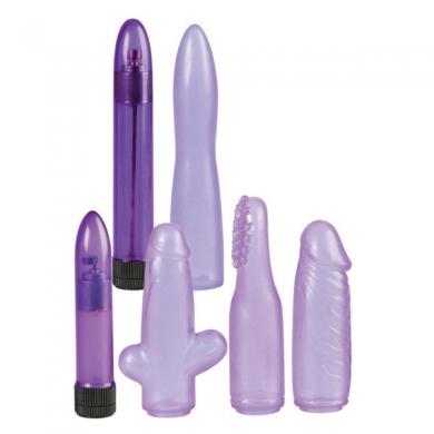 Lavender 6 Pack 2 Vibes 4 Sleeves - Purple-blank-Sexual Toys®