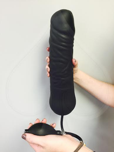 Leviathan Giant Inflatable Dildo Black-Master Series-Sexual Toys®