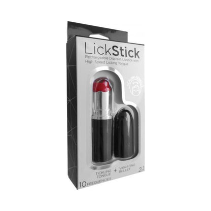 Lick Stick Lipstick Vibe 10-speed Rechargeable-blank-Sexual Toys®