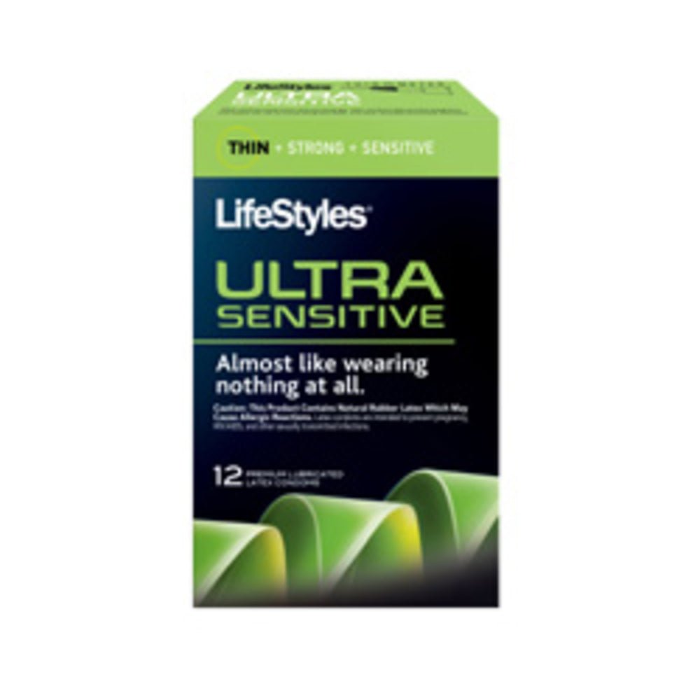 Lifestyles Ultra Sensitive Condoms 12 Pack-Lifestyles Condoms-Sexual Toys®