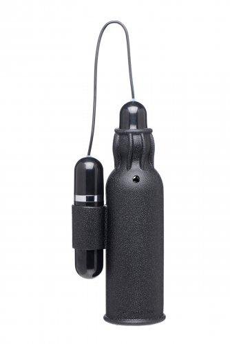 Lightning Stroke Silicone Stroker With Vibrating Bullet-Trinity Vibes-Sexual Toys®