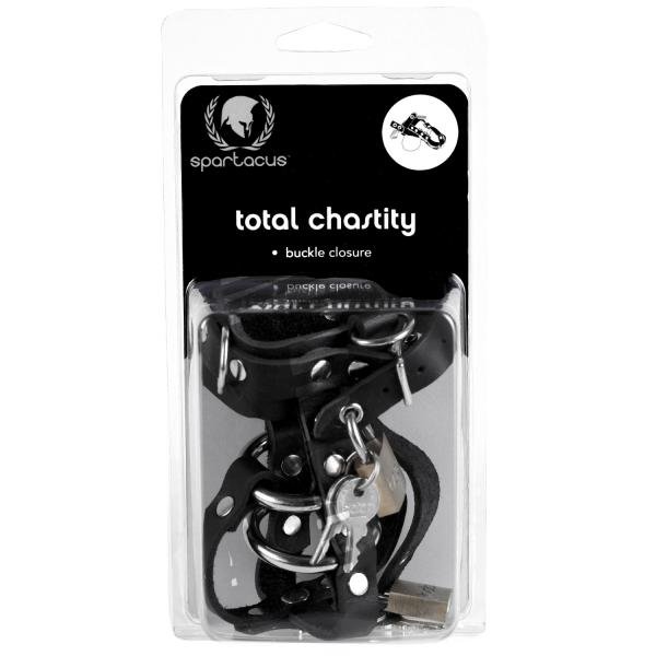 Locking C Ring Chastity - Black-blank-Sexual Toys®