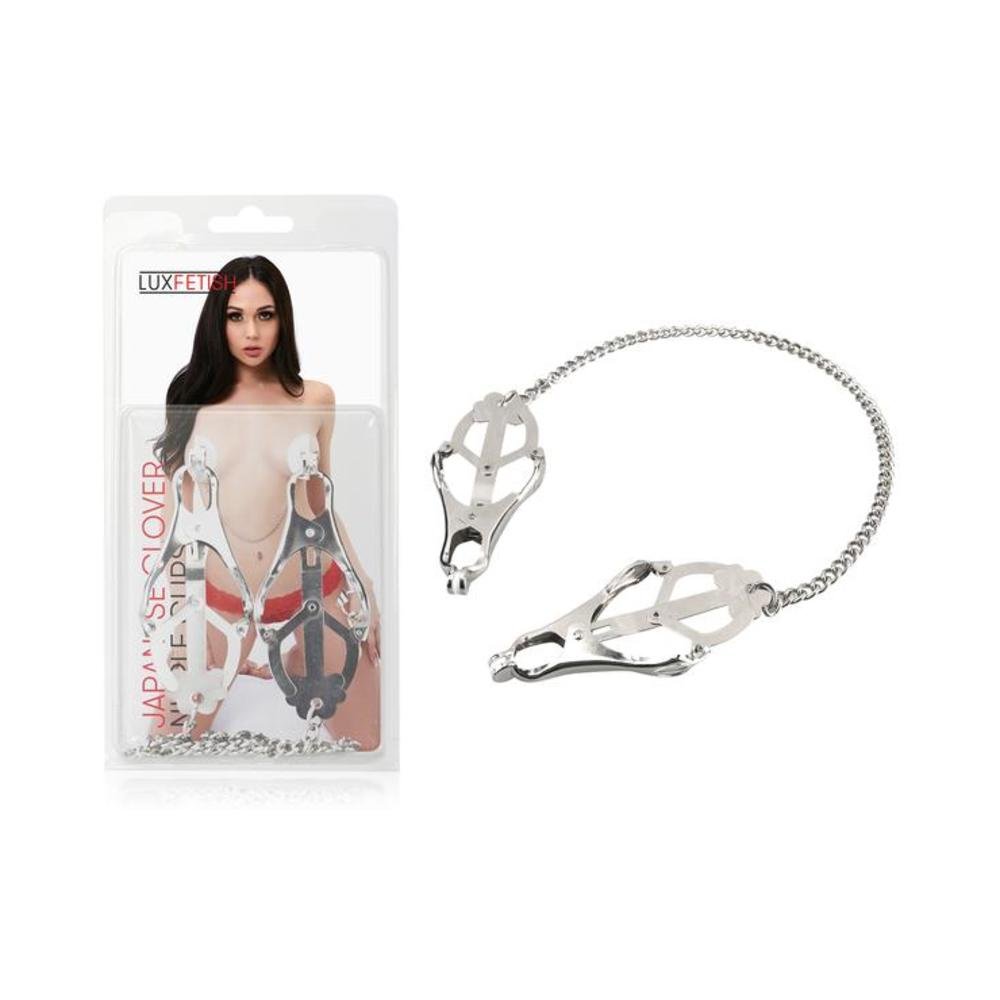 Lux Fetish Japanese Clover Nipple Clamps-Electric Eel-Sexual Toys®