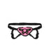 Lux Fetish Velvet Strap On Harness Pink O/S-Electric Eel-Sexual Toys®