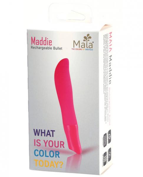Maddie Rechargeable Silicone Bulllet Vibrator Pink-Maia Toys-Sexual Toys®