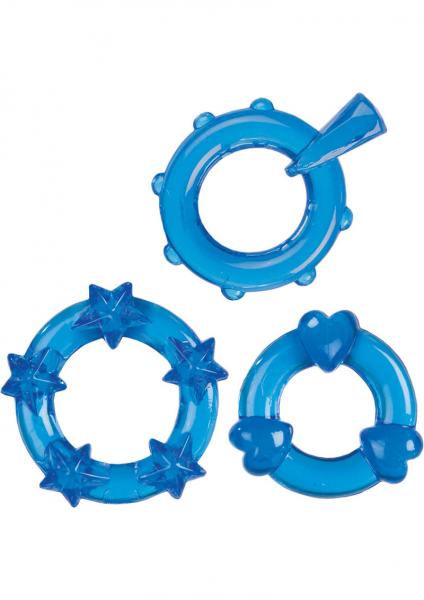 Magic C Rings Set Of 3 Blue-blank-Sexual Toys®
