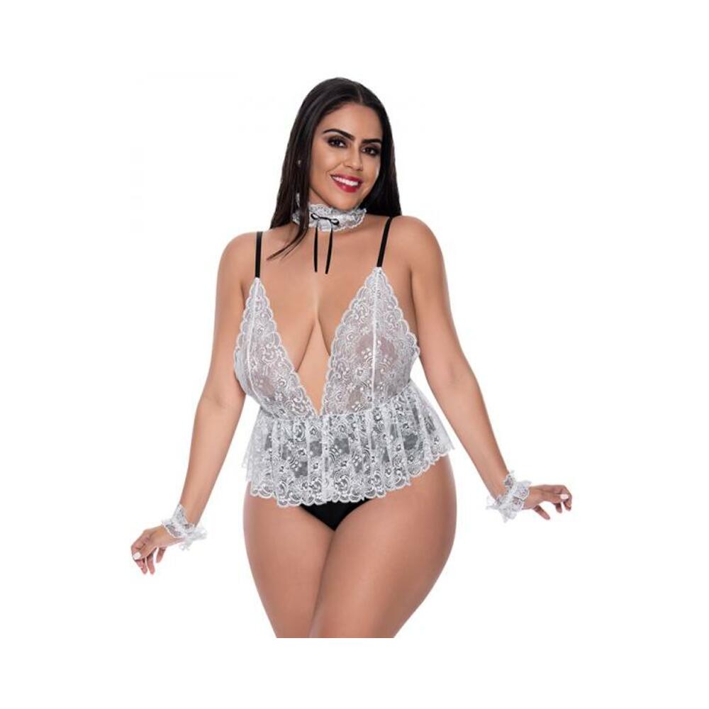 Magic Silk Dress Up Full Service Costume White Queen Size-blank-Sexual Toys®