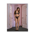 Magic Silk Geo Lace Bralette & Thong Set Black Queen Size-Magic Silk-Sexual Toys®
