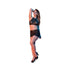 Magic Silk Sexy Time Polka Dot Mesh Halter & Skirt Set Black Lx-Magic Silk-Sexual Toys®