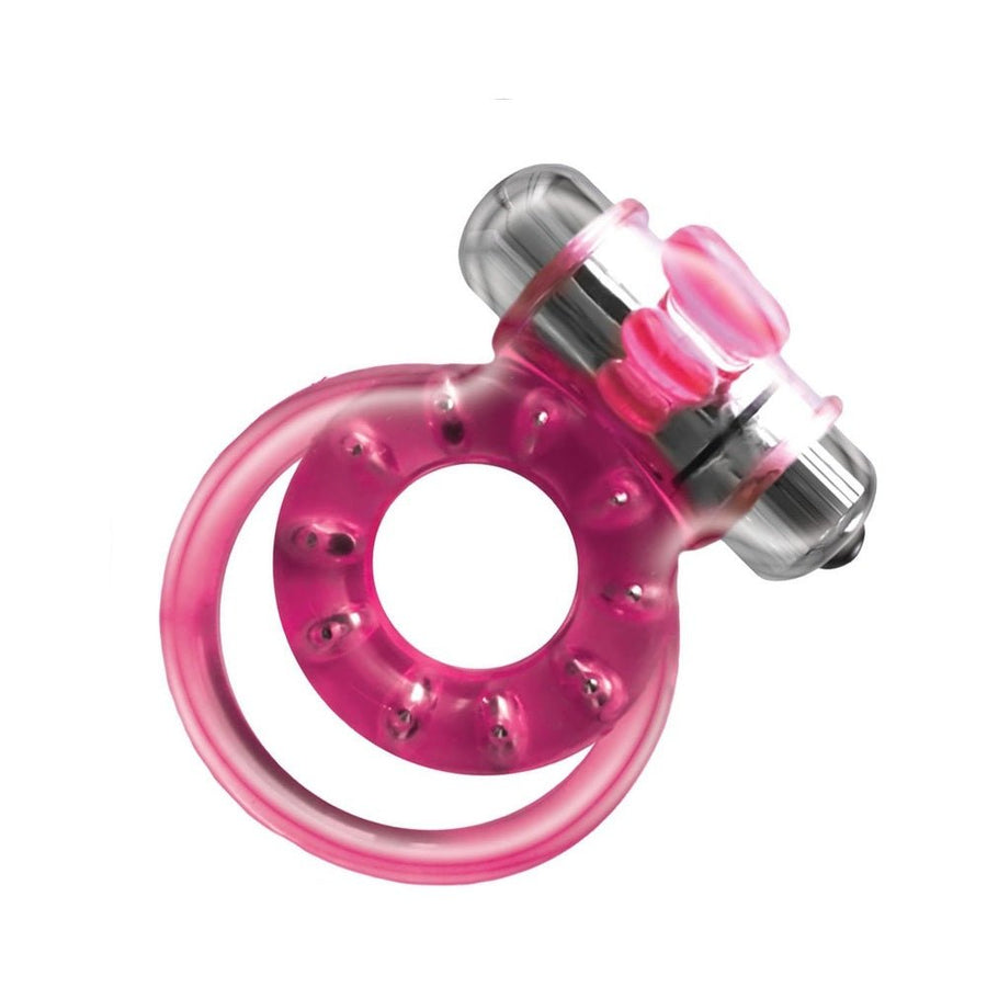 Magnetized Magnetic Cock Ring With Dual Straps And Bullet-blank-Sexual Toys®