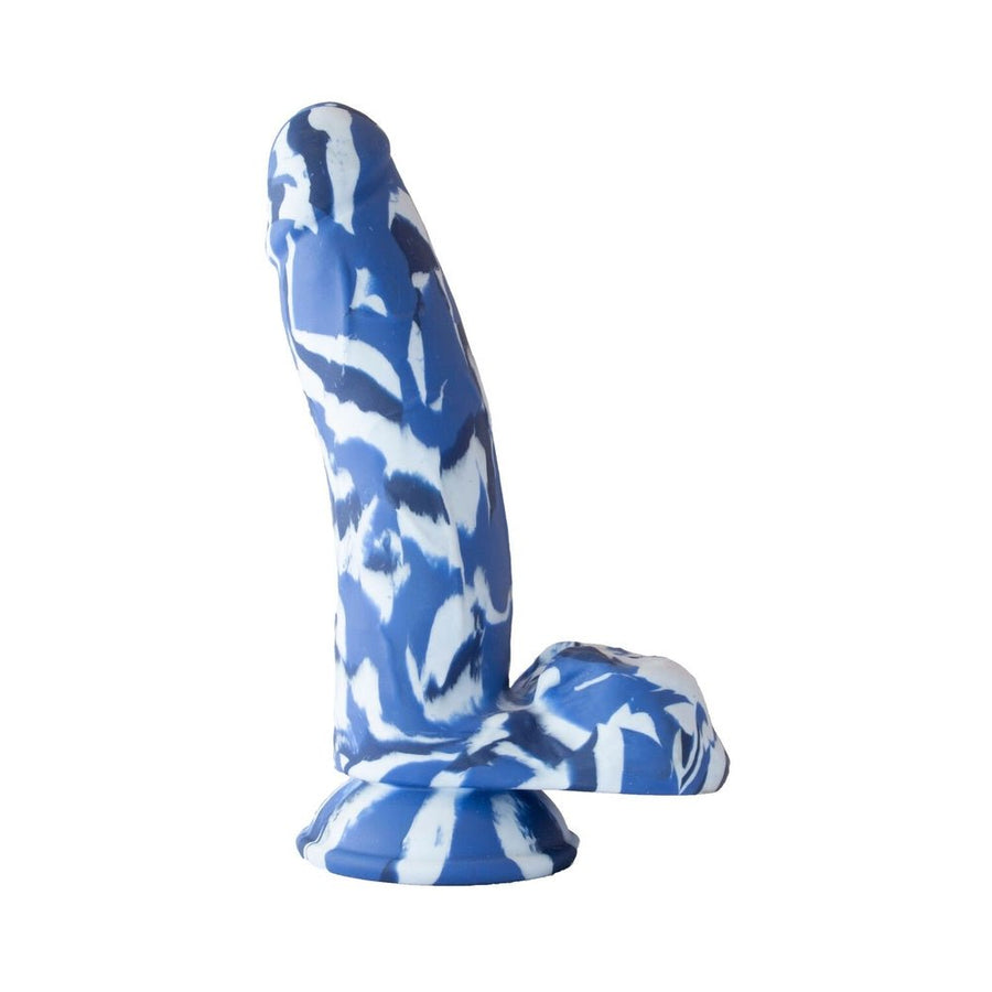 Major Dick Commando Dong 7.25 inches Blue Camo-Si Novelties-Sexual Toys®