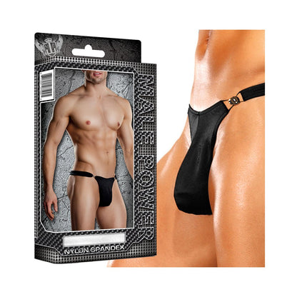 Male Power Bong Clip Thong S/M Black Underwear-Male Power-Sexual Toys®