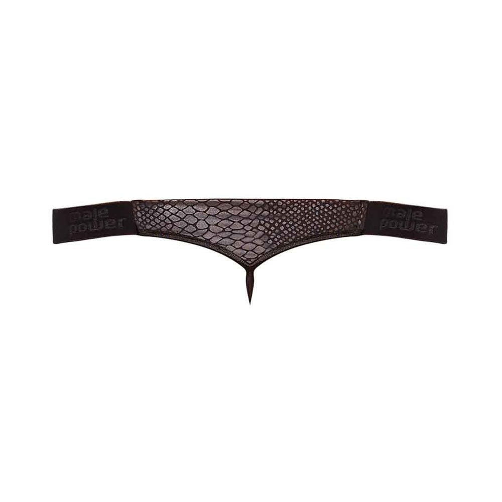 Male Power Cobra Micro V Thong L/XL Black-Male Power-Sexual Toys®