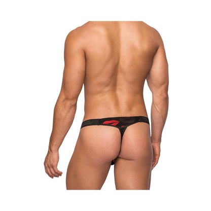Male Power Kiss Me Micro Thong V Sheer Lips S/m-Male Power-Sexual Toys®