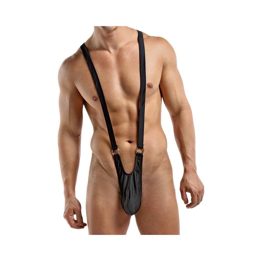 Male Power Nylon Lycra Sling With Rings Black L/XL-Male Power-Sexual Toys®