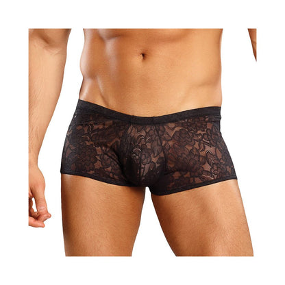 Male Power Stretch Lace Mini Shorts Black XL-Male Power-Sexual Toys®