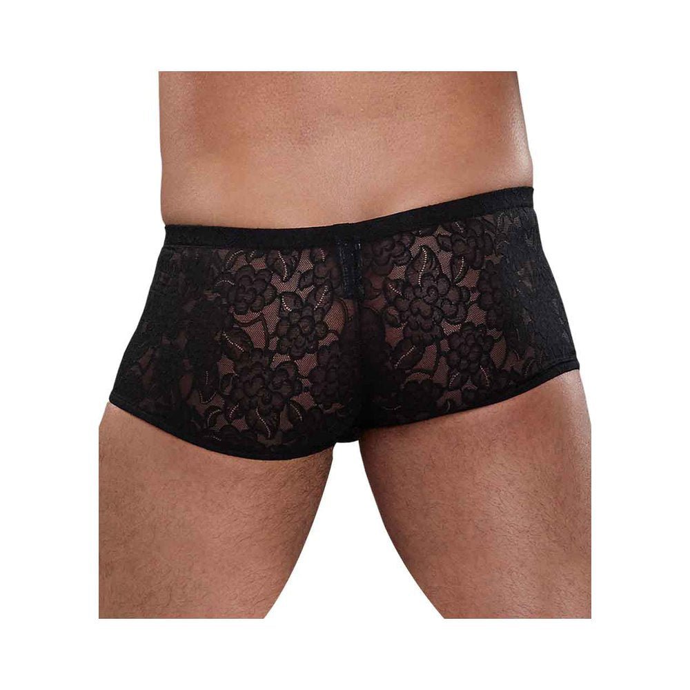 Male Power Stretch Lace Mini Shorts Black XL-Male Power-Sexual Toys®
