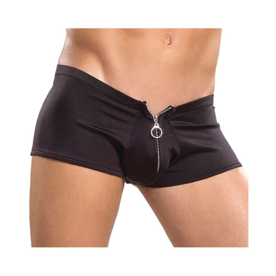 Male Power Zipper Shorts S/M Underwear Black-Male Power-Sexual Toys®