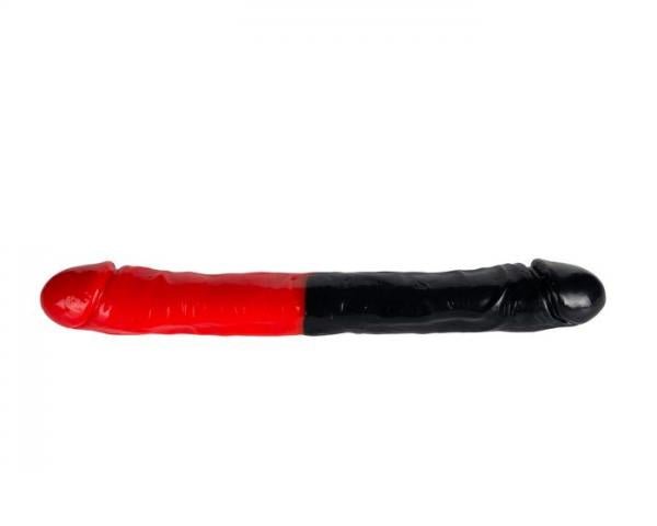 Man Magnet Exxxtreme 17 inches Double Dong Red Black-Man Magnet-Sexual Toys®