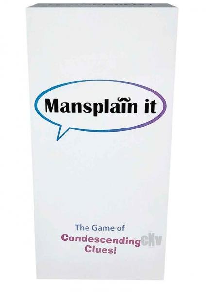 Mansplain It- The Game Of Condescending Clues!-blank-Sexual Toys®