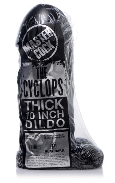 Master Cock The Cyclops Thick 10 inches Dildo Black-Master Cock-Sexual Toys®