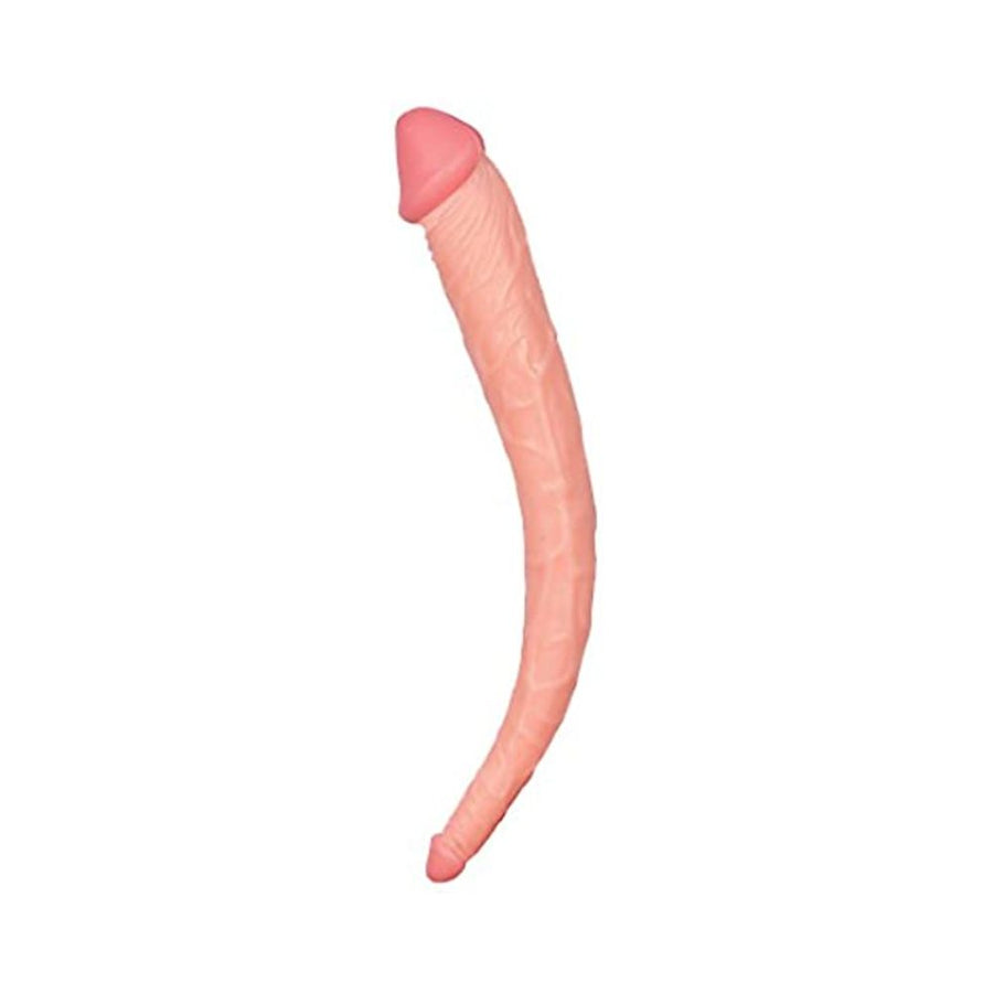 Maxx Men Curved Double Dong 15 inches - Beige-Nasstoys-Sexual Toys®