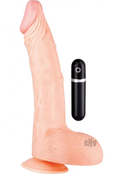 Maxx Men Vibe Curved Dong 11 inches Flesh-Nasstoys-Sexual Toys®