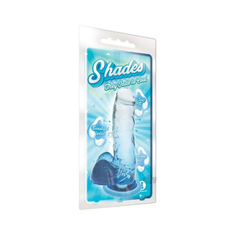 Medium Jelly Tpr Gradient Dong Blue-Icon-Sexual Toys®