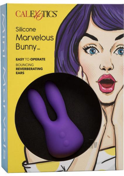 Mini Marvels Marvelous Silicone Bunny Massager - Purple-Mini Marvels-Sexual Toys®