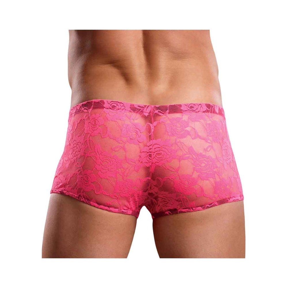 Mini Short Neon Lace Hot Pink Medium-Male Power-Sexual Toys®