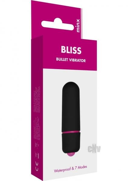 Minx Bliss 7 Mode Mini Bullet Vibe Black-blank-Sexual Toys®