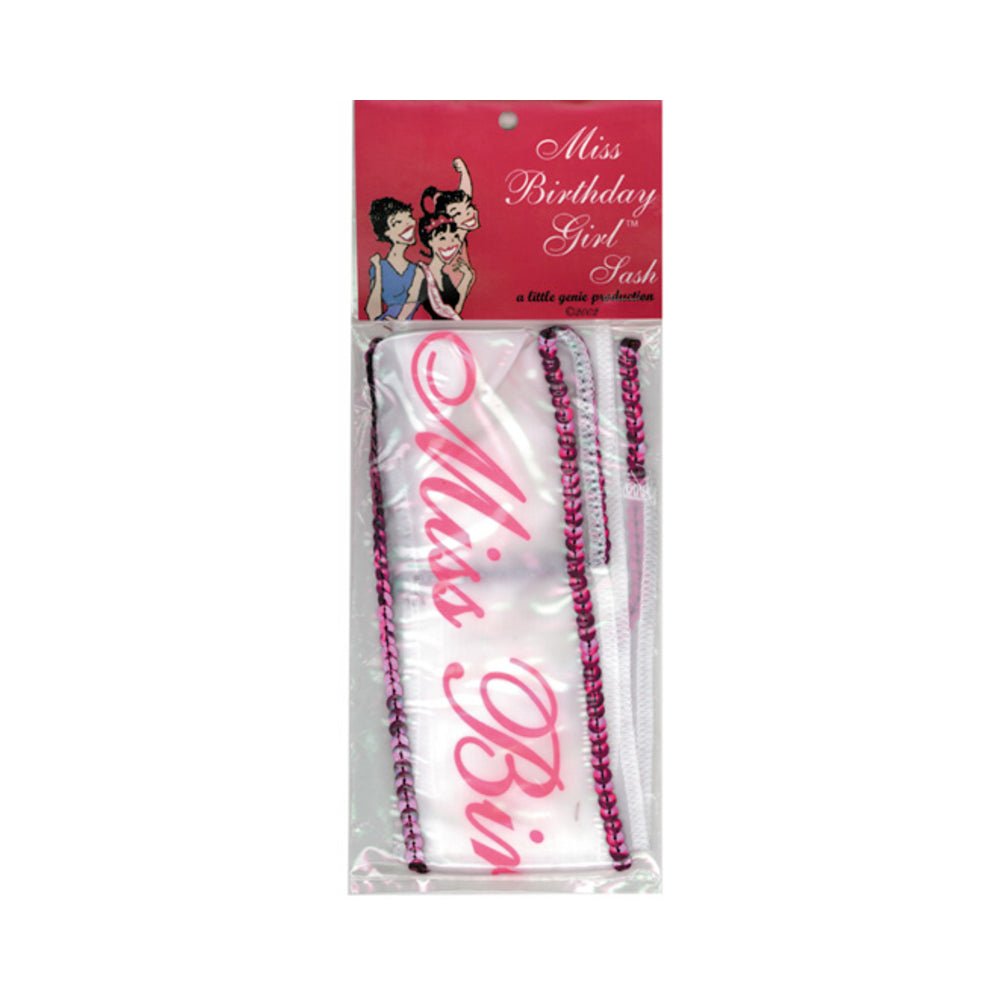 Miss Birthday Girl Sash-blank-Sexual Toys®