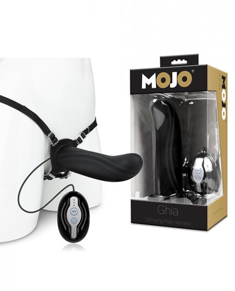 Mojo Ghia Vibrating Male Harness Black-MOJO-Sexual Toys®