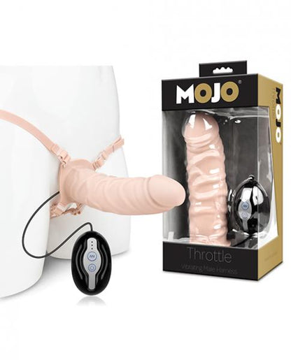 Mojo Throttle Vibrating Male Harness Beige-MOJO-Sexual Toys®