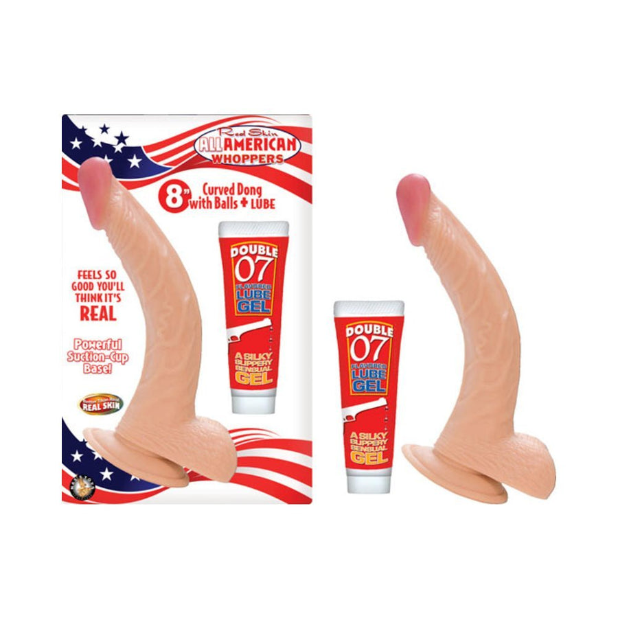 American Whopper 8 inches Curved Dong-Nasstoys-Sexual Toys®