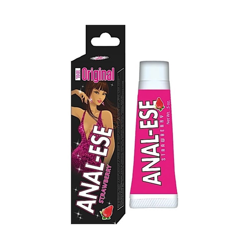 Anal-Ese Flavored Desensitizing Anal Gel Strawberry .5oz-Nasstoys-Sexual Toys®