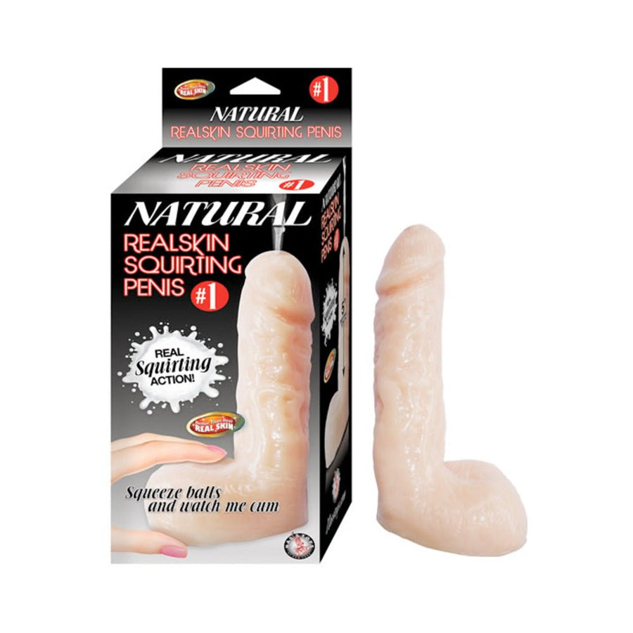 Natural Realskin Squirting Penis 01 6 inches Dildo-Nasstoys-Sexual Toys®