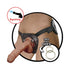 Natural Realskin Squirting Penis With Adjustable Harness 8" - Brown-Nasstoys-Sexual Toys®