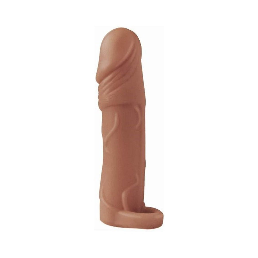 Natural Realskin Vibrating Xtender With Scrotum Ring-Nasstoys-Sexual Toys®