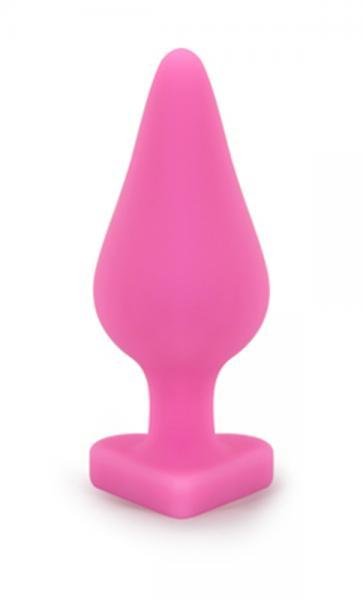 Naughtier Candy Heart Ride Me Pink Butt Plug-Blush-Sexual Toys®