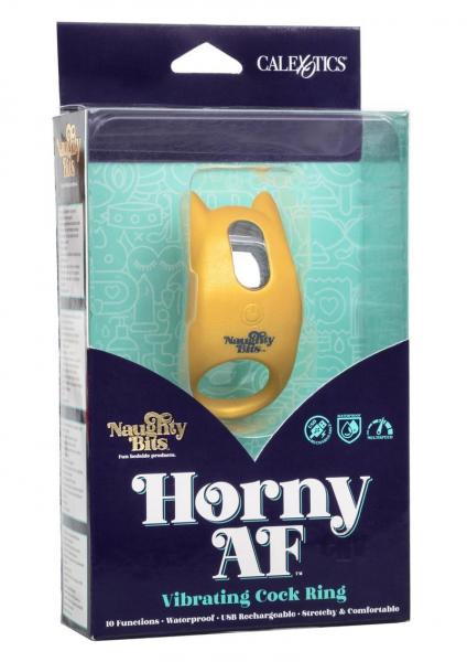 Naughty Bits Horny Af Vibrating Cock Ring-blank-Sexual Toys®