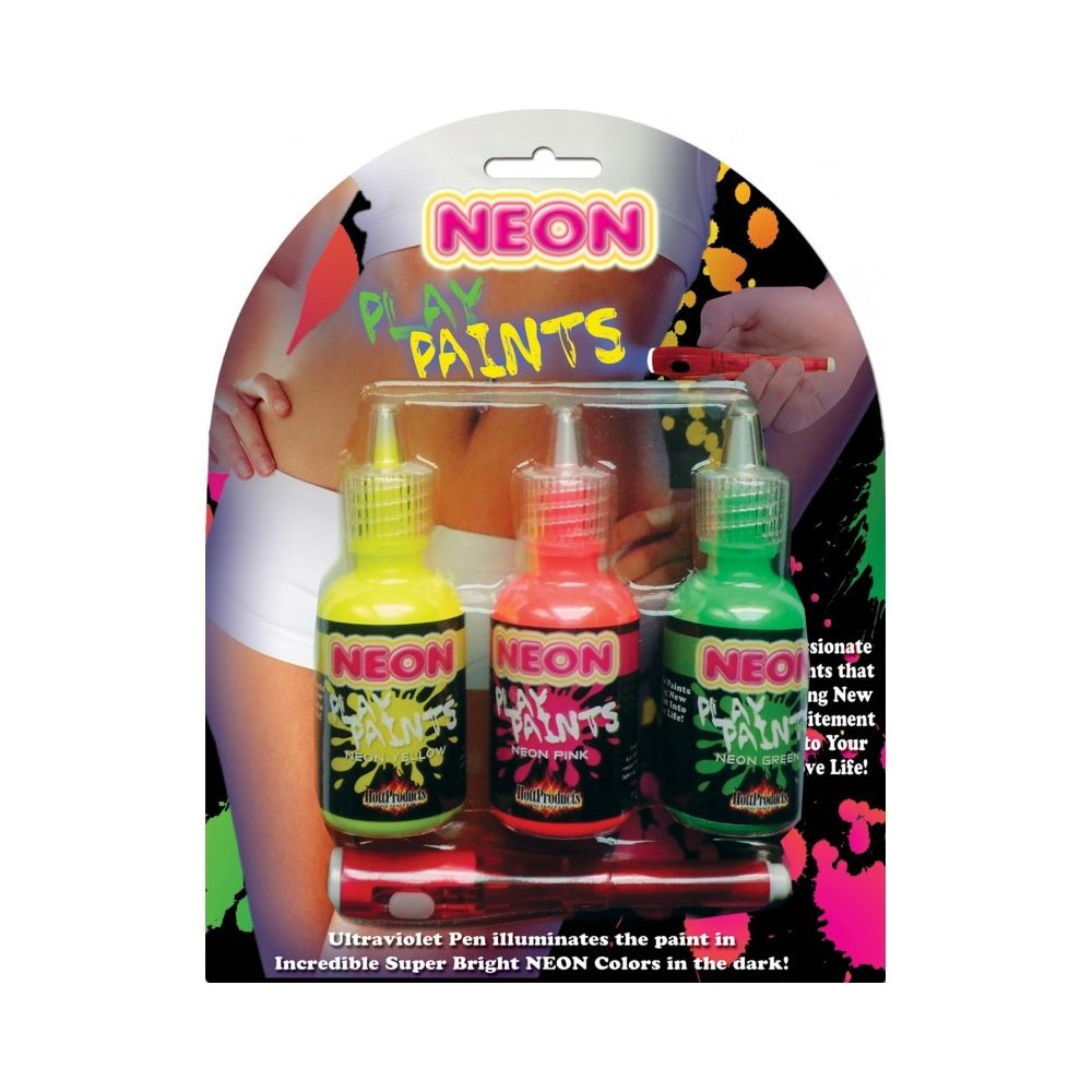 Neon Body Paints 3pk Card-Hott Products-Sexual Toys®