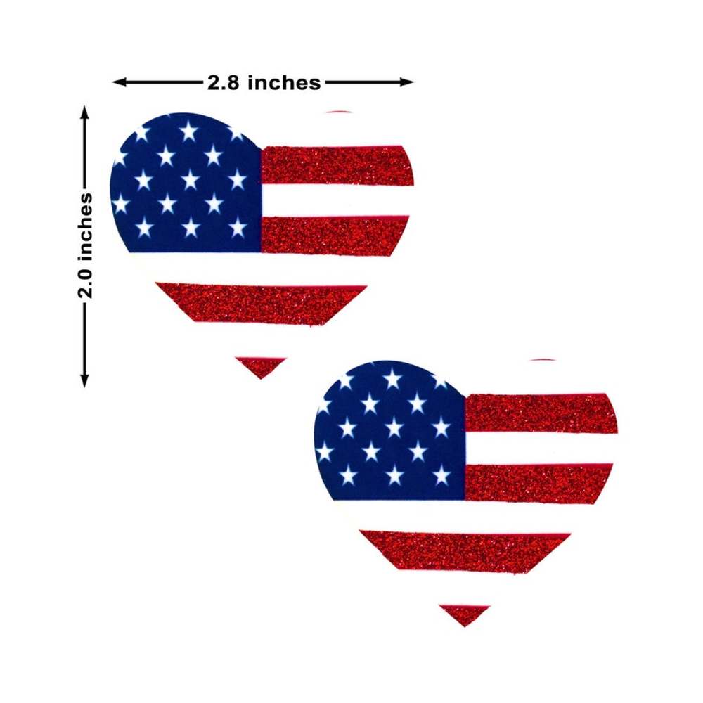 Neva Nude Pasty Hearts U.S Flag-Neva Nude-Sexual Toys®