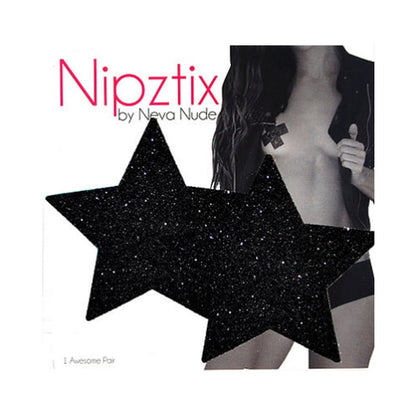Neva Nude Pasty Star Glitter Black-Neva Nude-Sexual Toys®