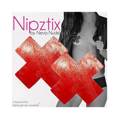 Neva Nude Pasty X Factor Wet Vinyl Red-Neva Nude-Sexual Toys®
