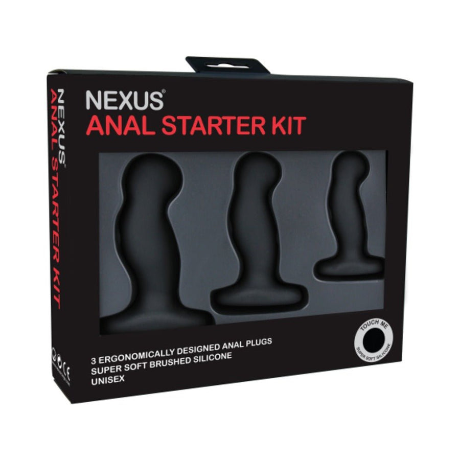 Nexus Anal Starter Kit 3 Plugs Black-Nexus-Sexual Toys®