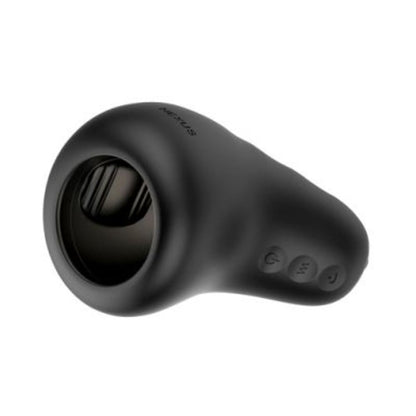 Nexus Eclipse Vibrating &amp; Stroking Male Masturbator Black-Nexus-Sexual Toys®