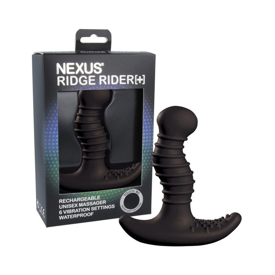 Nexus Ridge Rider+ Unisex Vibrator - Black-Nexus-Sexual Toys®